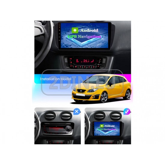 SEAT Ibiza 6J - 9" МУЛТИМЕДИЯ / Навигация android 16